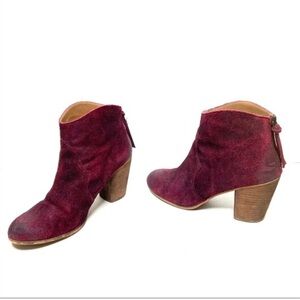 BP. Leather Ankle boot Round